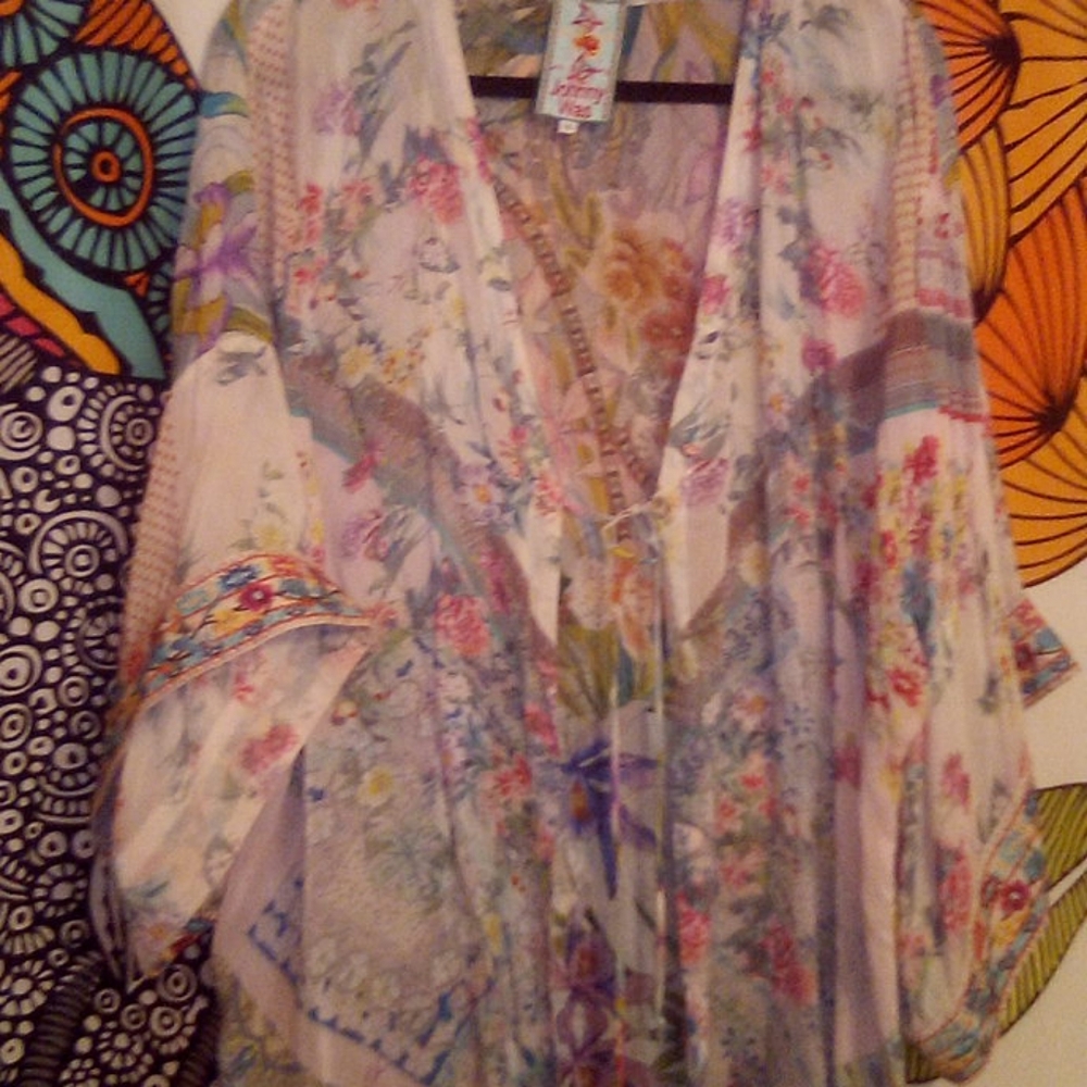 Johnny Was Cupra Rayon Kimono